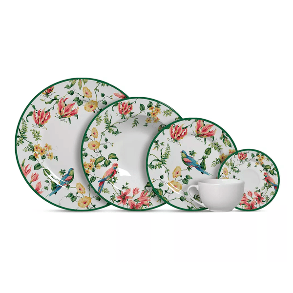 Aparelho de Jantar Sweet Vintage Alleanza, 20 Peças, Faiança Branco -1149-001