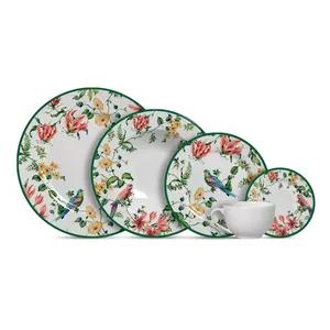 Aparelho de Jantar Sweet Vintage Alleanza, 20 Peças, Faiança Branco -1149-001