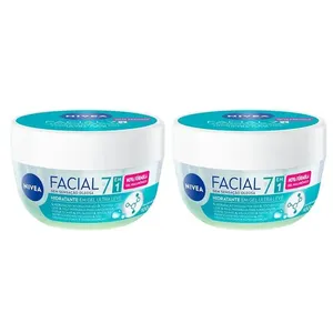 Kit Creme Hidratante Facial Nivea Em Gel Fresh Pepino E Ácido Hialurônico 100g - 2 Unidades