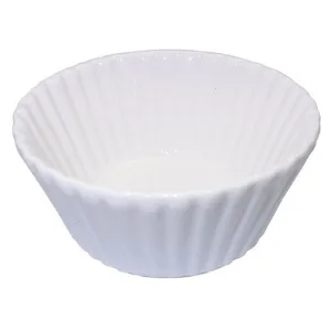 Ramequim Blanc New Bone China 140ml Branco 9x4cm Molheira Souflé Forno Servir