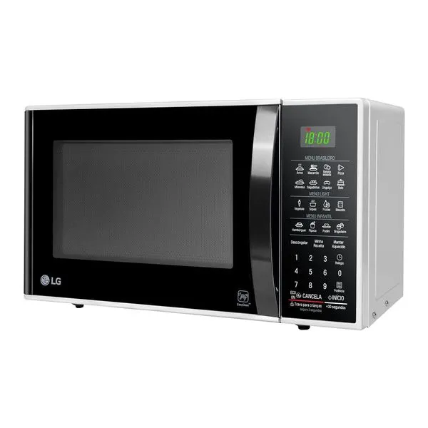 Forno de Micro Ondas MS3091BC Função Eco On 30 Litros LG Branco / 110V