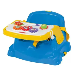 Cadeira para Bebe Alimentação Infantil Didática Poliplac Azul