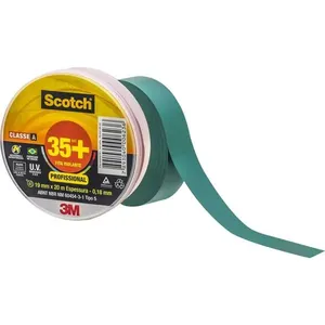 Fita isolante verde 19 mm x 20 m Scotch 35+ HB004482533 - 3M