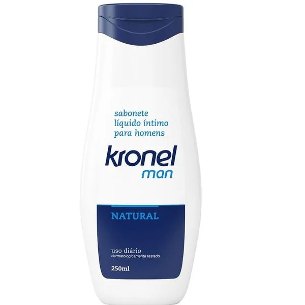 Sabonete Líquido Íntimo Masculino Kronel Natural 250ml