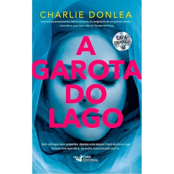 Livro A Garota Do Lago Pocket Capa Comemorativa Faro Editorial (MP)
