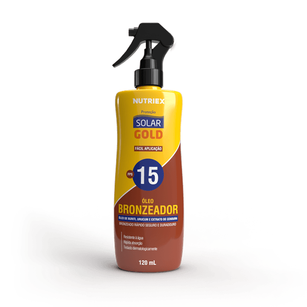 Óleo Bronzeador Gold FPS15 120mL