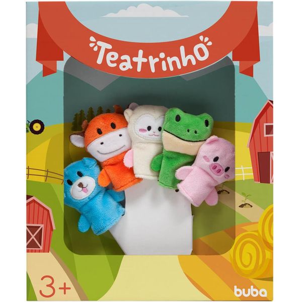 Dedoches Animais Da Fazenda Toys Buba 10056