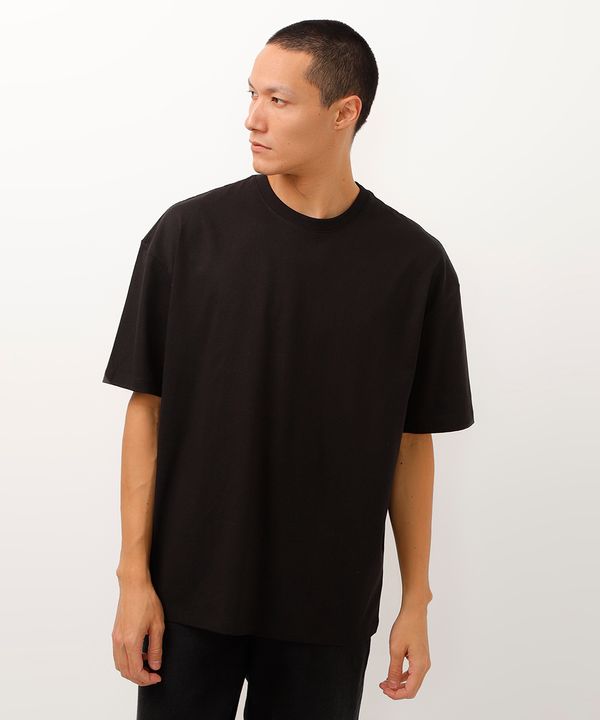 camiseta oversized de algodão peruano preta G