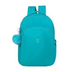 Mochila Escolar Feminina Pop Fun Azul Claro U / Azul claro