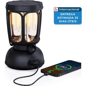 Lanterna Mesqool 650lm Bateria Recarregavel Preto A-MBI