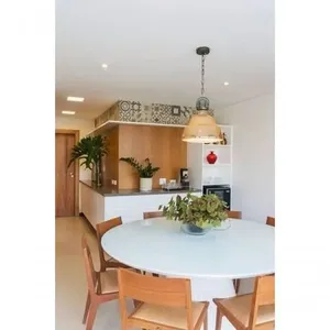 Mesa De Jantar Cone 120cm Tampo De Vidro Laca Branca Branco