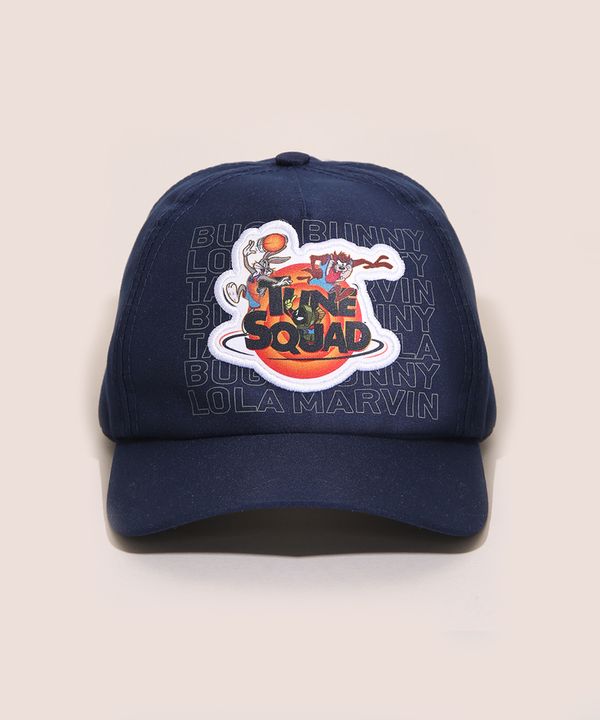 Boné Aba Curva Infantil Space Jam Azul Marinho G