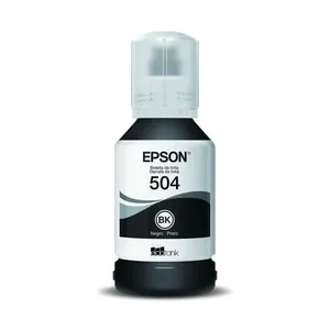 Garrafa de Tinta Preta para Impressora EcoTank Epson T504122-BR - Original
