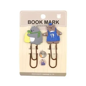 Clips Urso Pacote com 2 Unidades Uniso Design Exclusivo em Formato de Urso Material Resistente Cinza Clips Urso Pacote com 2 Unidades Uniso Material Resistente e Formato de Urso Cinza