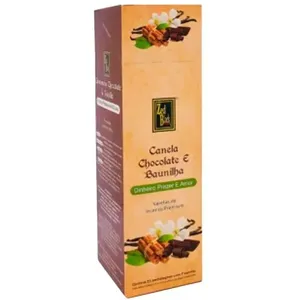 Incenso De Canela Chocolate E Baunilha Zed Black Caixa Com 25 Pacotes (MP)