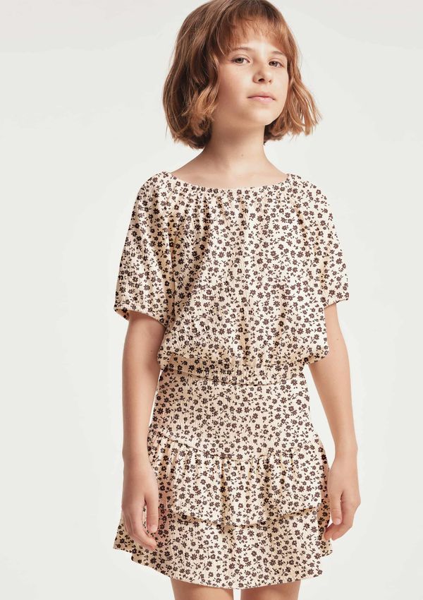 Blusa Infantil Menina Estampada - Off white 016