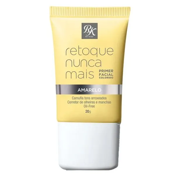 Primer Facial Ruby Kisses Retoque Nunca Mais Colorido Amarelo