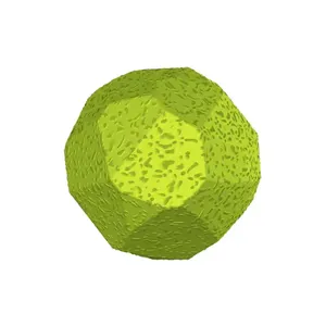 Brinquedo Bola Maciça Rocky Ball Stark Pet Verde 60 mm
