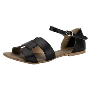 Sandália Feminina Flat Miss Western 128T PRETO 03 37