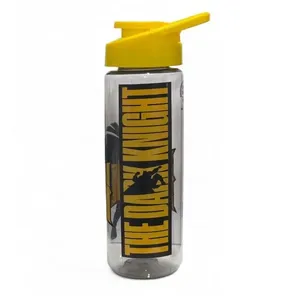 Garrafa de Água Squeeze Batman 700ML para Escola Academia Amarelo Plasduran Plásticos Garrafa de Água Squeeze Batman 700ML Escolar Academia Amarelo Plasduran Plásticos