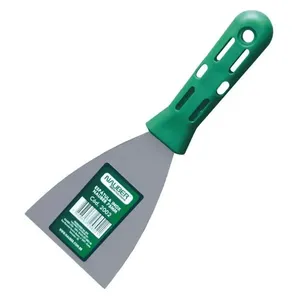 Espátula Inox Lisa 75MM Ergonômica com Múltiplas Funções Cabo PVC Emborrachado Verde Nauber Espátula Inox Lisa 75MM Ergonômica com Cabo PVC Emborrachado Verde Nauber