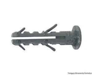 Bucha Plastica 06Mm C/Anel Sc 1000Pcs