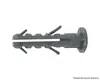 Bucha Plastica 06Mm C/Anel Sc 1000Pcs