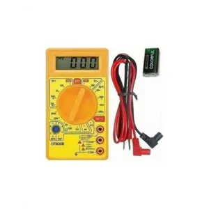 Multímetro Digital Dt-830 Dcv Acv Dca Diodo Com Bateria 9v