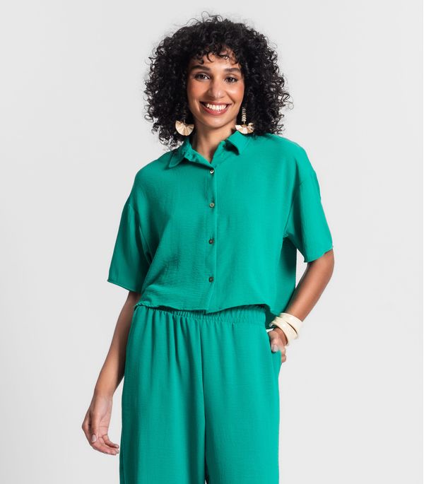 Camisa Feminina Em Air Flow Rovitex Verde P