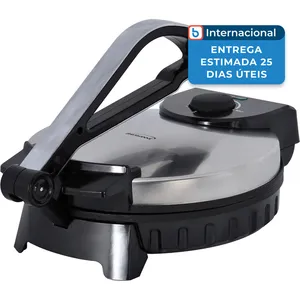 Máquina de Fazer Tortilha Brentwood Inox Preto A-MBI
