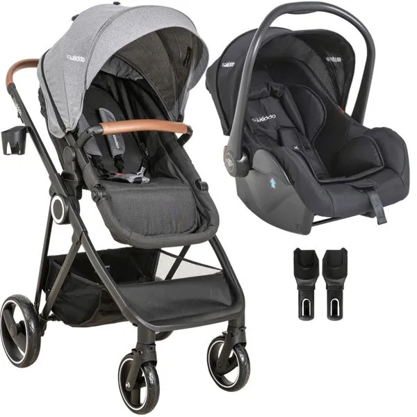 Carrinho de Bebe Moises Bebe Conforto Kiddo Cosmos Grafite