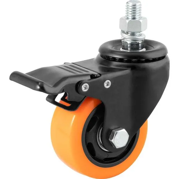 Rodízio giratório leve série black 3" 70 kg - COLSON