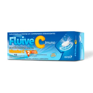 Fluive C Imuno Sabor Laranja 10 Comprimidos Efervescentes