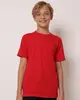 Camiseta Juvenil Algodão Básica Manga Curta Vermelha 12
