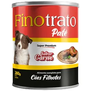 Patê Cães Filhotes Finotrato Carne 280g (MP)