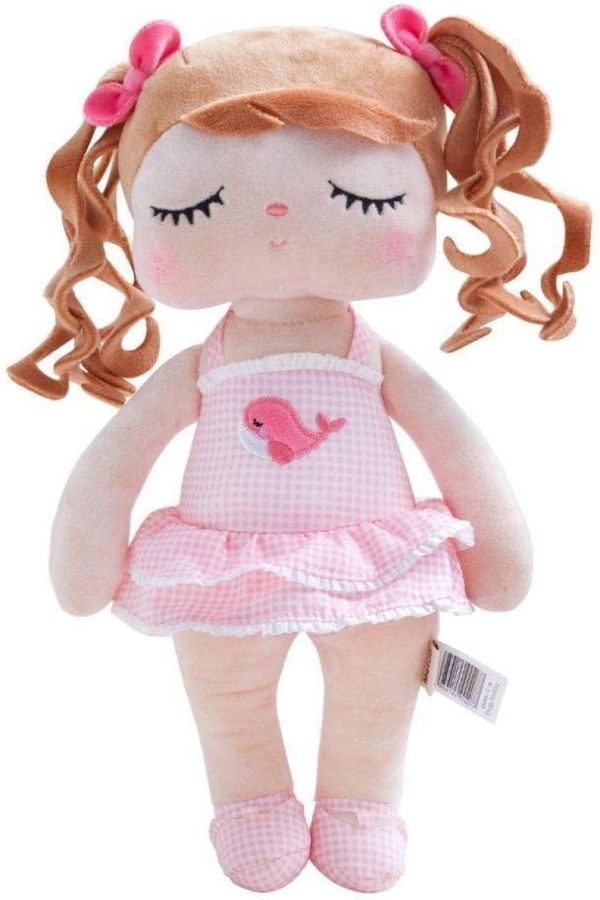 Boneca de Pano - Angela Candy Color - Rosa - Metoo