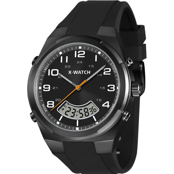 Relógio X-Watch Masculino Ref: Xmnpa024 P2px Anadigi Black