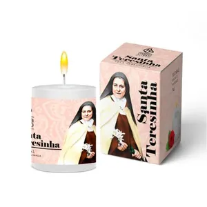 Vela Perfumada Santa Terezinha Floral 60g 406340 - Chama de Ouro