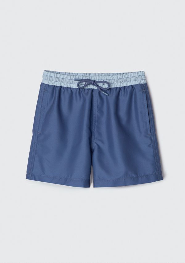 Shorts Infantil Menino Em Tactel - Azul 014