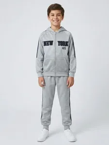 Conjunto Longo Juvenil Para Menino - MESCLA 16
