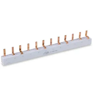 Barramento Trifásico 12 Polos 80 Amperes 215mm - 600400009 - FORCELINE