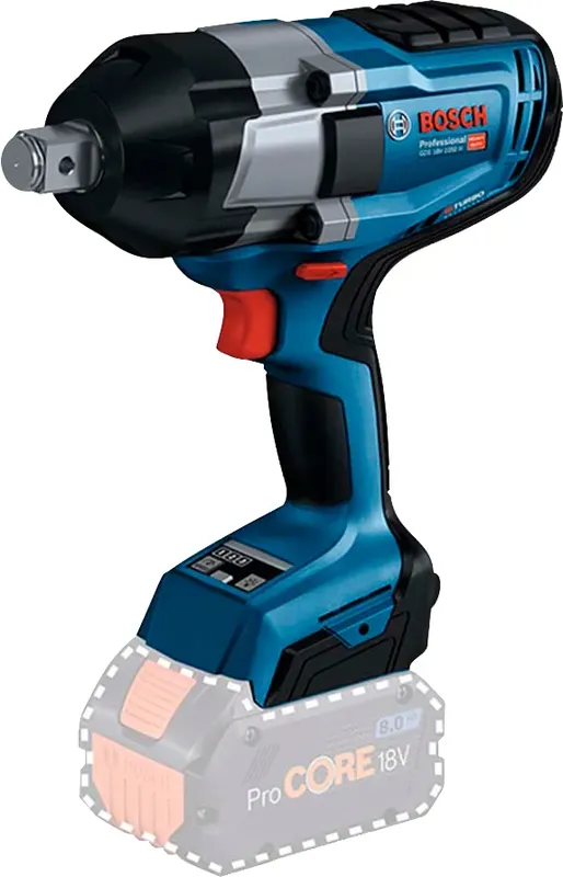 Chave de impacto a bateria 3/4" GDS 18V-1050H 06019J85E1000 - BOSCH