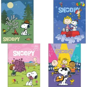 CADERNO BROCHURA CAPA DURA UNIVERSITÁRIO SNOOPY 80F TILIBRA
