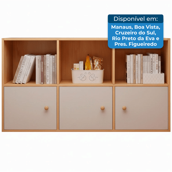 Estante Para Sala De Estar Yijiada Branco T-BI