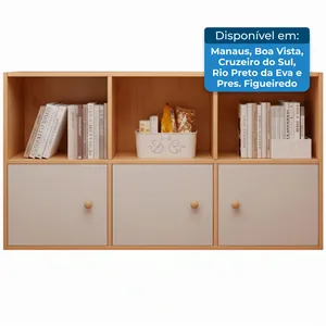 Estante Para Sala De Estar Yijiada Branco T-BI