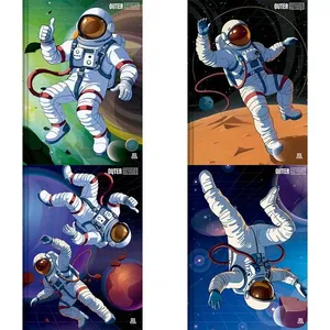 Caderno Brochura 1/4 Outer Space 80 Folhas Sortido - Animativa
