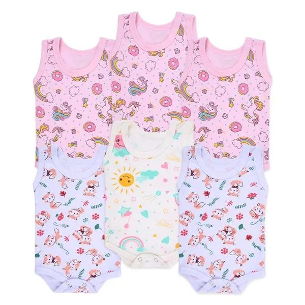 Kit Body Regata Top Chot 6 Peças M Sortido 779947 (MP)