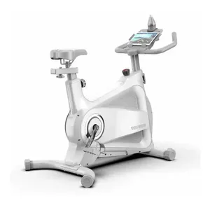 Bicicleta Spinning Magnética Inércia H63c Branca Até 120kg