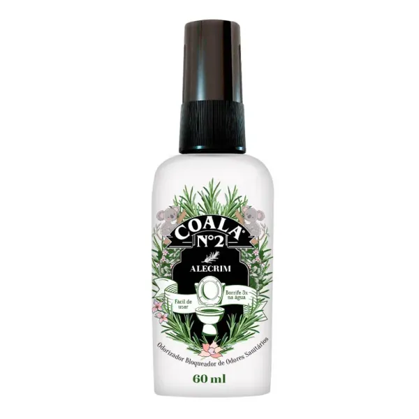 Bloqueador De Odores Sanit Coala Alecrim 60ml BLOQUEADOR ODORES SANIT COALA ALECRIM 60