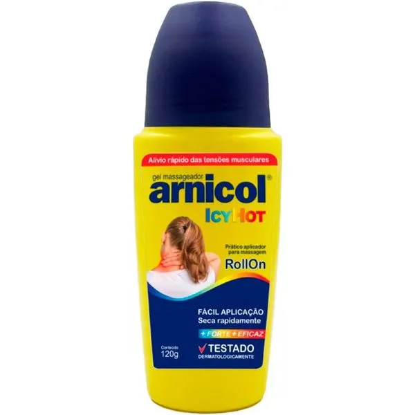 Gel Massageador Arnicol Roll-On Demazon Icy Hot 120g